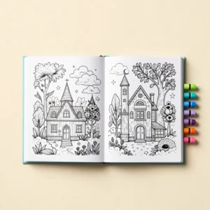 Caderno de Colorir Mundo dos Sonhos